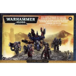 Games Workshop Space Marine Techmarine With Servitors