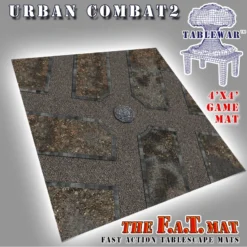 TableWar Urban Combat II 4 X 4 FAT Mat