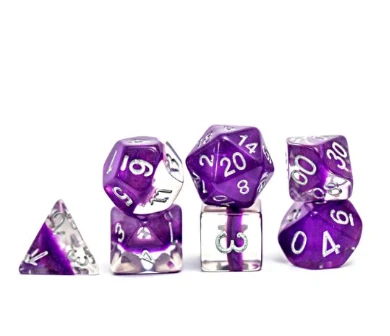 Gate Keeper Games Neutron : Violet - 7 Dice Set 3 Gate Keeper Games Neutron : Violet - 7 Dice Set