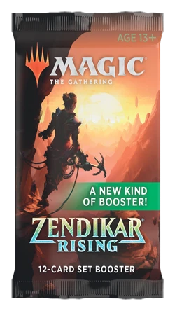 Wizards Of The Coast MtG: Zendikar Rising Set Booster Pack Magic The Gathering 3 Wizards Of The Coast MtG: Zendikar Rising Set Booster Pack Magic The Gathering